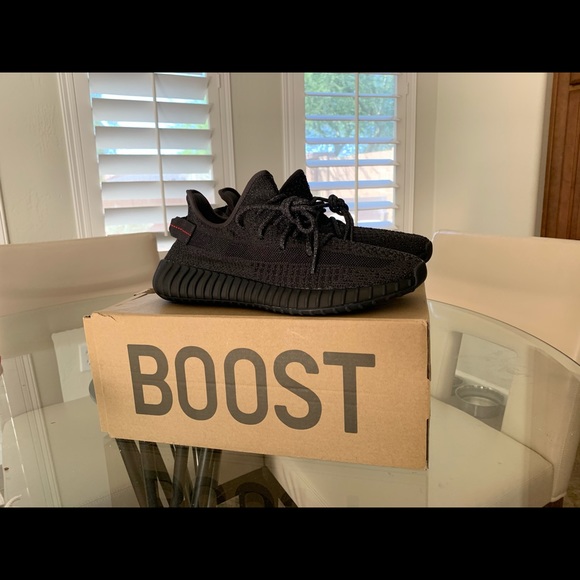 adidas Yeezy Boost 350 Static Blacks Reflective - Picture 3 of 8